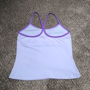 Cropped Purple Lululemon Tank Top